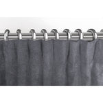 Carica l'immagine nel visualizzatore di Gallery, McAlister Textiles Matt Charcoal Grey Velvet Curtains Tailored Curtains