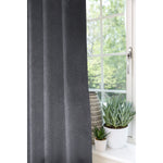 Carica l'immagine nel visualizzatore di Gallery, McAlister Textiles Matt Charcoal Grey Velvet Curtains Tailored Curtains