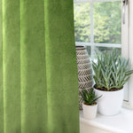 Carica l'immagine nel visualizzatore di Gallery, McAlister Textiles Matt Fern Green Velvet Curtains Tailored Curtains