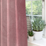Carica l'immagine nel visualizzatore di Gallery, McAlister Textiles Matt Blush Pink Velvet Curtains Tailored Curtains