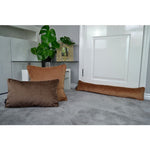 Carica l'immagine nel visualizzatore di Gallery, McAlister Textiles Matt Mocha Brown Piped Velvet Cushion Cushions and Covers