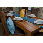 Carica l'immagine nel visualizzatore di Gallery, McAlister Textiles Matt Duck Egg Blue Contrast Piped Velvet Cushion Cushions and Covers