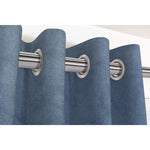 Carica l'immagine nel visualizzatore di Gallery, McAlister Textiles Matt Petrol Blue Velvet Curtains Tailored Curtains