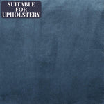 Carica l'immagine nel visualizzatore di Gallery, McAlister Textiles Matt Petrol Blue Velvet Fabric Fabrics