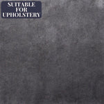 Carica l'immagine nel visualizzatore di Gallery, McAlister Textiles Matt Charcoal Grey Velvet Fabric Fabrics