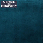 Carica l'immagine nel visualizzatore di Gallery, McAlister Textiles Matt Blue Teal Velvet Fabric Fabrics