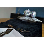 Carica l'immagine nel visualizzatore di Gallery, McAlister Textiles Crushed Velvet Black Fabric Fabrics