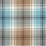 Carica l'immagine nel visualizzatore di Gallery, McAlister Textiles Angus Duck Egg Blue Tartan Check Curtain Fabric Fabrics
