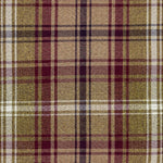Carica l'immagine nel visualizzatore di Gallery, McAlister Textiles Angus Purple + Green Tartan Check Curtain Fabric Fabrics