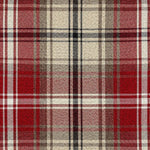 Carica l'immagine nel visualizzatore di Gallery, McAlister Textiles Angus Red + White Tartan Check Curtain Fabric Fabrics