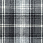 Carica l'immagine nel visualizzatore di Gallery, McAlister Textiles Angus Charcoal Grey Tartan Check Curtain Fabric Fabrics