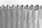 Carica l'immagine nel visualizzatore di Gallery, McAlister Textiles Matt Dove Grey Velvet Curtains Tailored Curtains