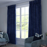 Carica l'immagine nel visualizzatore di Gallery, McAlister Textiles Matt Navy Blue Velvet Curtains mws_apo_generated