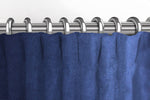 Carica l'immagine nel visualizzatore di Gallery, McAlister Textiles Matt Navy Blue Velvet Curtains Tailored Curtains