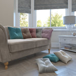 Carica l'immagine nel visualizzatore di Gallery, McAlister Textiles Matt Soft Silver Velvet Roman Blind Roman Blinds