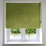 Carica l'immagine nel visualizzatore di Gallery, McAlister Textiles Matt Lime Green Velvet Roman Blind Roman Blinds