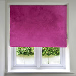 Carica l'immagine nel visualizzatore di Gallery, McAlister Textiles Matt Fuchsia Pink Velvet Roman Blind Roman Blinds