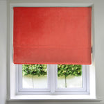 Carica l'immagine nel visualizzatore di Gallery, McAlister Textiles Matt Coral Pink Velvet Roman Blind Roman Blinds