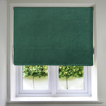 Carica l'immagine nel visualizzatore di Gallery, McAlister Textiles Matt Emerald Green Velvet Roman Blind Roman Blinds