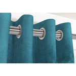 Carica l&#39;immagine nel visualizzatore di Gallery, McAlister Textiles Matt Blue Teal Velvet Curtains Tailored Curtains 
