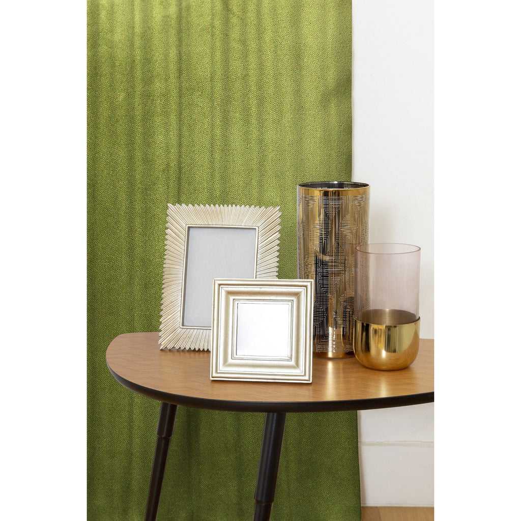 McAlister Textiles Matt Lime Green Velvet Curtains Tailored Curtains 