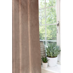 Carica l&#39;immagine nel visualizzatore di Gallery, McAlister Textiles Matt Mocha Brown Velvet Curtains Tailored Curtains 
