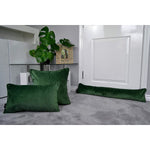 Carica l&#39;immagine nel visualizzatore di Gallery, McAlister Textiles Matt Moss Green Piped Velvet Cushion Cushions and Covers 
