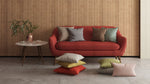 Carica l&#39;immagine nel visualizzatore di Gallery, McAlister Textiles Albany Red Woven Cushion Cushions and Covers 
