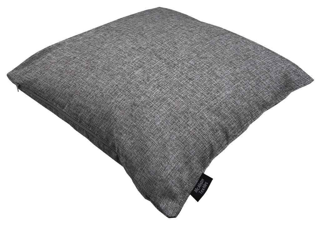 McAlister Textiles Albany Charcoal Woven Cushion Cushions and Covers 