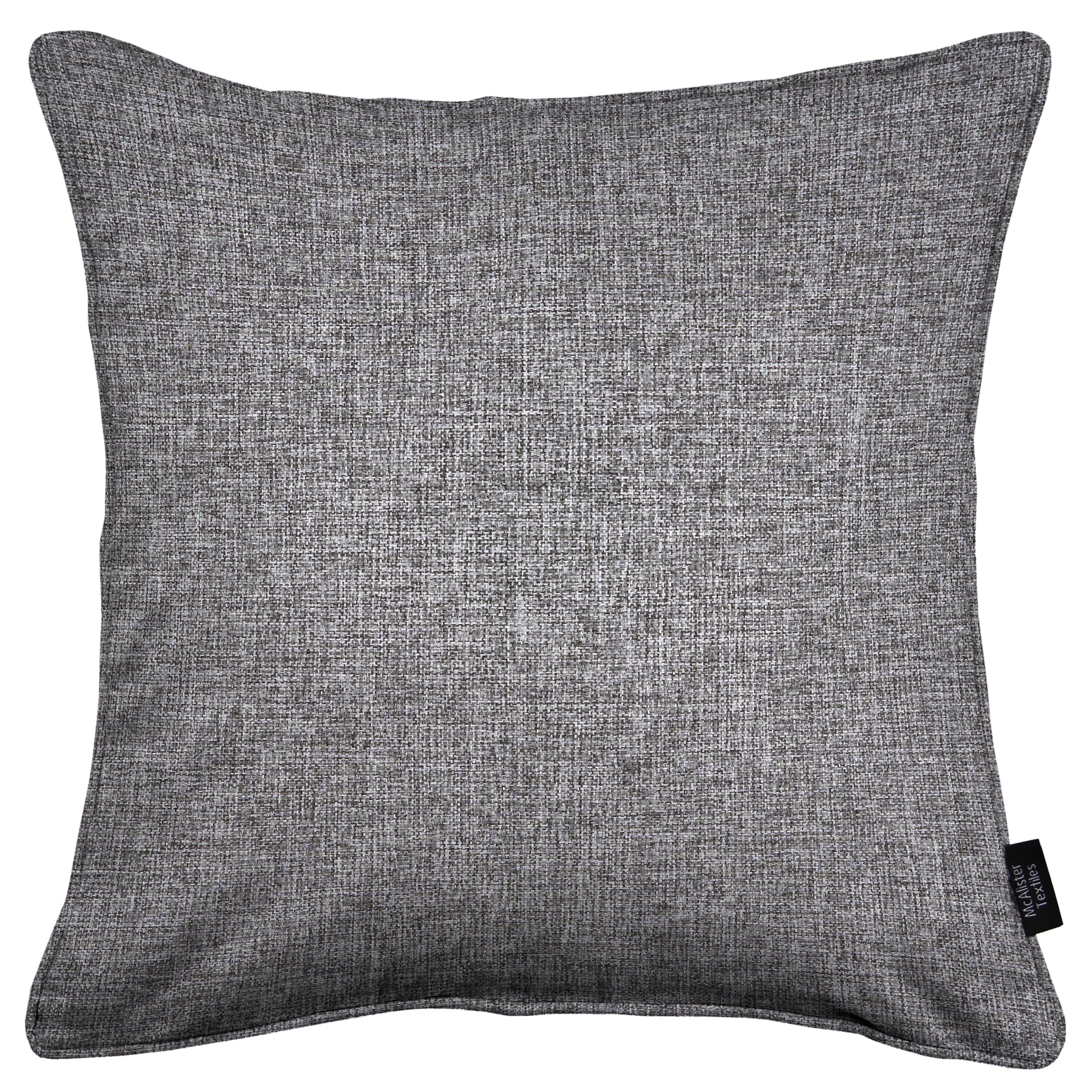 McAlister Textiles Albany Charcoal Piped Cushion Cushions and Covers 