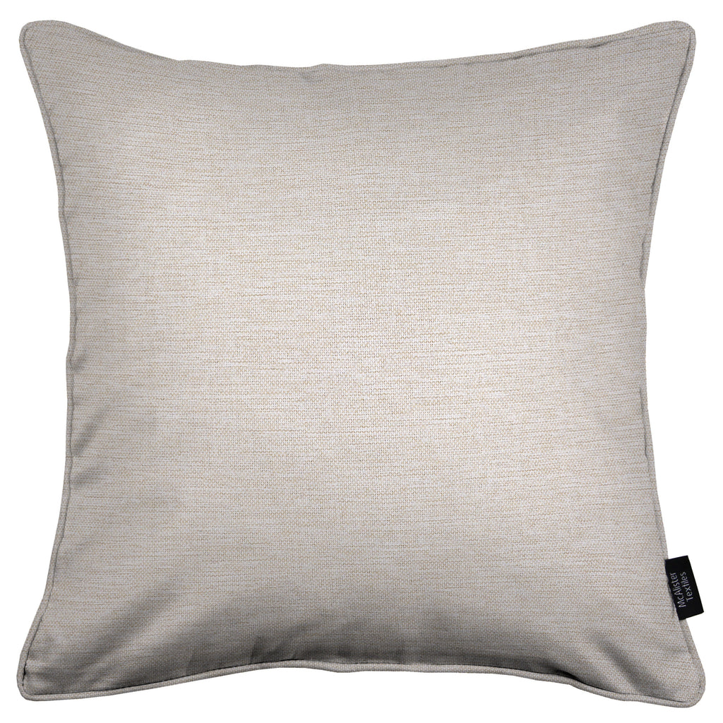 McAlister Textiles Albany Natural Piped Cushion Cushions and Covers 