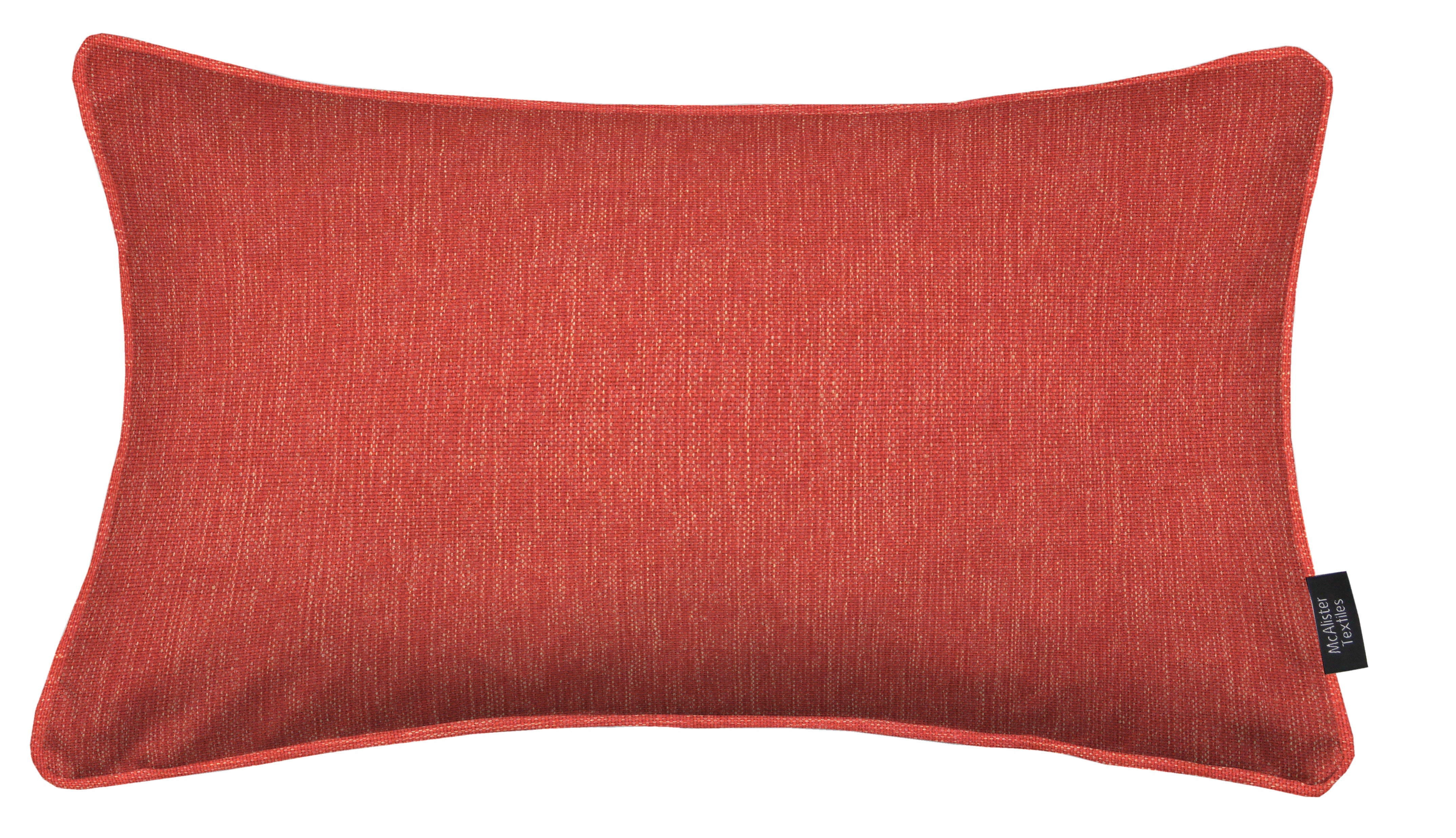 McAlister Textiles Albany Red Piped Cushion Cushions and Covers 