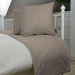 Carica l&#39;immagine nel visualizzatore di Gallery, McAlister Textiles Albany Taupe Bed Runners Throws and Runners 
