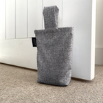 Carica l&#39;immagine nel visualizzatore di Gallery, McAlister Textiles Albany Charcoal Doorstop Doorstops 
