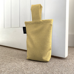 Carica l&#39;immagine nel visualizzatore di Gallery, McAlister Textiles Albany Ochre Yellow Doorstop Doorstops 
