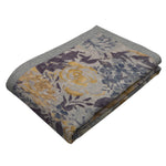 Carica l&#39;immagine nel visualizzatore di Gallery, McAlister Textiles Blooma Blue, Grey and Ochre Floral Throw Blanket &amp; Runners Throws and Runners 
