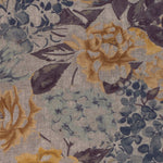 Carica l&#39;immagine nel visualizzatore di Gallery, McAlister Textiles Blooma Blue, Grey and Ochre Floral Pillow Pillow 
