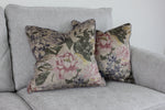 Carica l&#39;immagine nel visualizzatore di Gallery, McAlister Textiles Blooma Purple, Pink and Ochre Floral Cushion Cushions and Covers 
