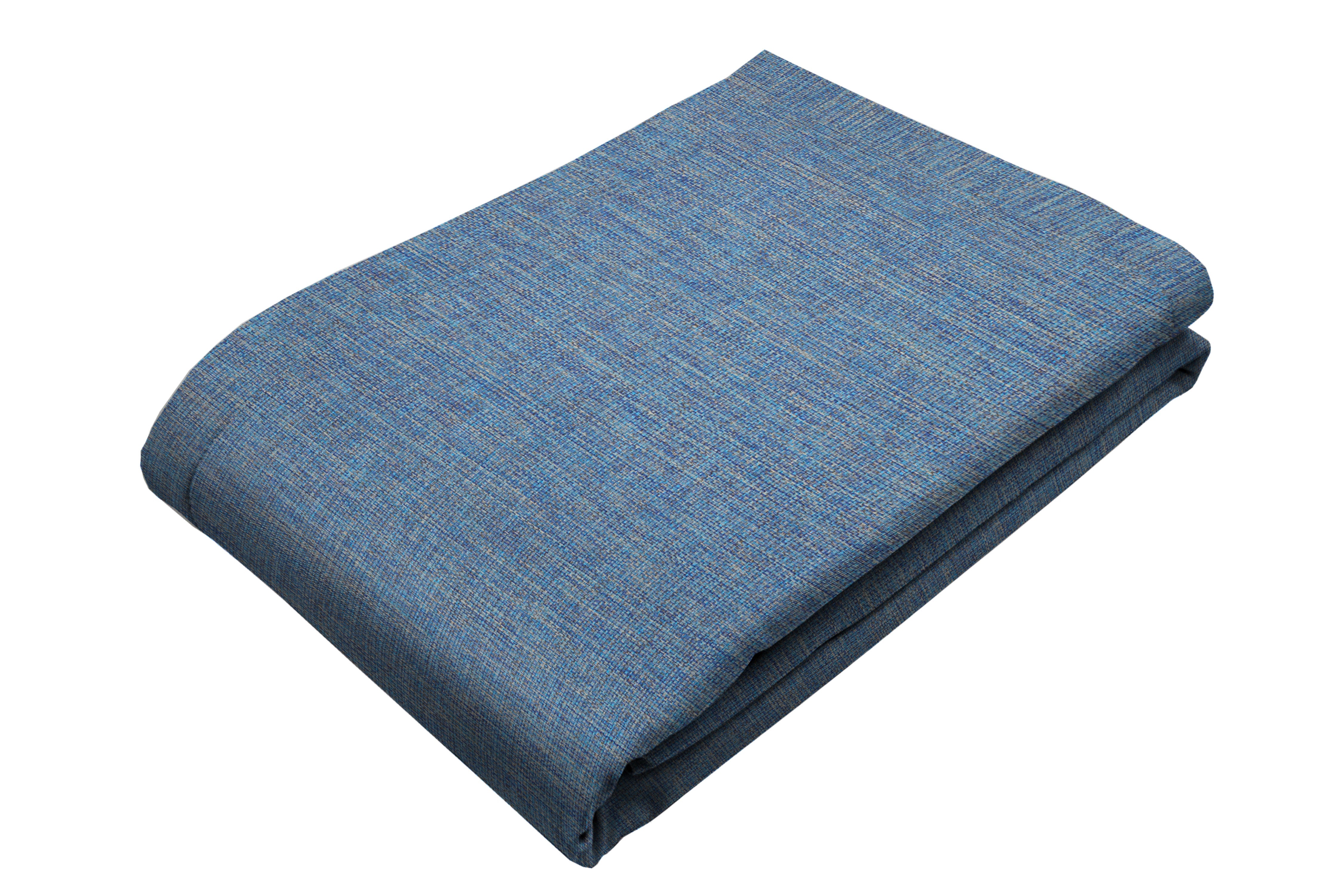 McAlister Textiles Capri Mid Blue Bed Runners Throws and Runners 