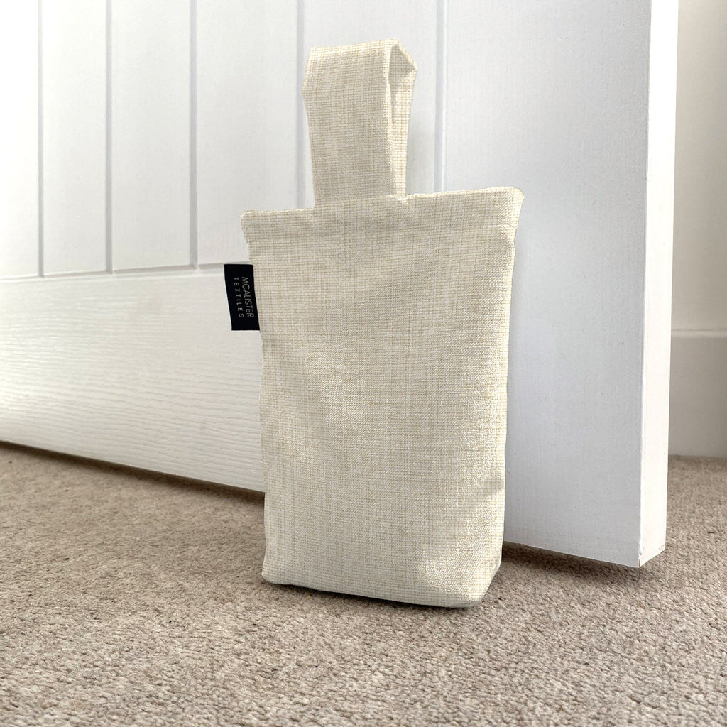 McAlister Textiles Capri Natural Doorstop Doorstops 