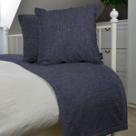 Carica l&#39;immagine nel visualizzatore di Gallery, McAlister Textiles Capri Navy Blue Bed Runners Throws and Runners 
