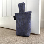 Carica l&#39;immagine nel visualizzatore di Gallery, McAlister Textiles Capri Navy Blue Doorstop Doorstops 
