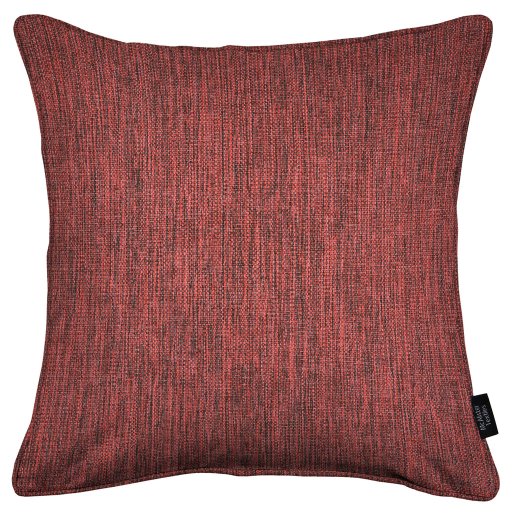 McAlister Textiles Capri Red Piped Cushion Cushions and Covers 