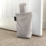 Carica l&#39;immagine nel visualizzatore di Gallery, McAlister Textiles Capri Soft Grey Doorstop Doorstops 
