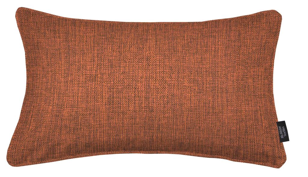 McAlister Textiles Capri Terracotta Piped Cushion Cushions and Covers 