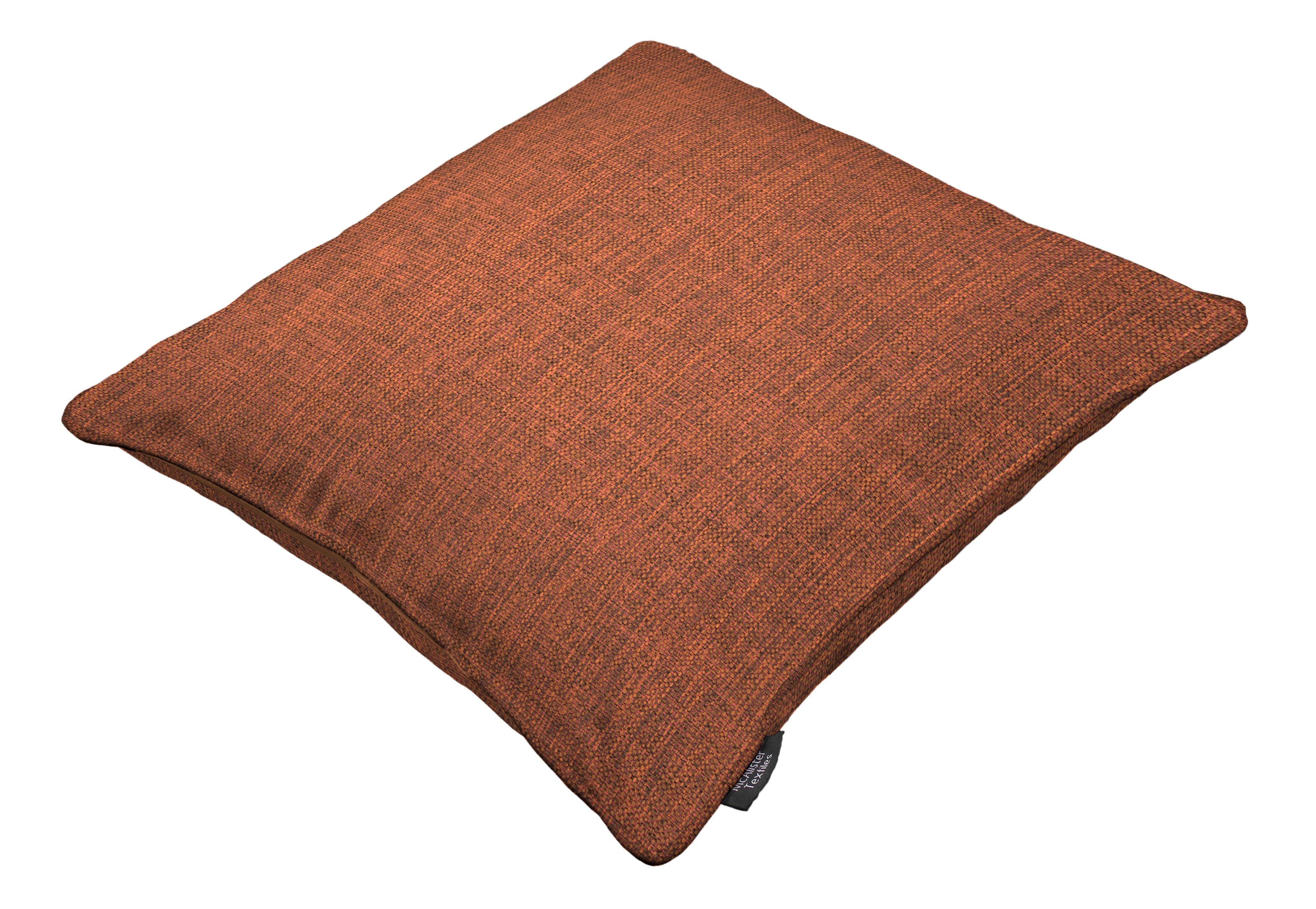 McAlister Textiles Capri Terracotta Piped Cushion Cushions and Covers 