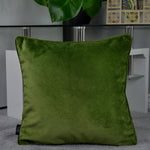 Carica l&#39;immagine nel visualizzatore di Gallery, McAlister Textiles Matt Fern Green Piped Velvet Cushion Cushions and Covers 
