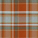 Carica l&#39;immagine nel visualizzatore di Gallery, McAlister Textiles Heritage Burnt Orange + Grey Tartan Throws &amp; Runners Throws and Runners 
