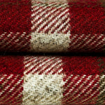 Carica l&#39;immagine nel visualizzatore di Gallery, McAlister Textiles Heritage Red + White Tartan Throws &amp; Runners Throws and Runners 
