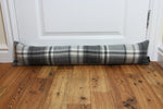 Carica l&#39;immagine nel visualizzatore di Gallery, McAlister Textiles Heritage Charcoal Grey Tartan Draught Excluder Draught Excluders 
